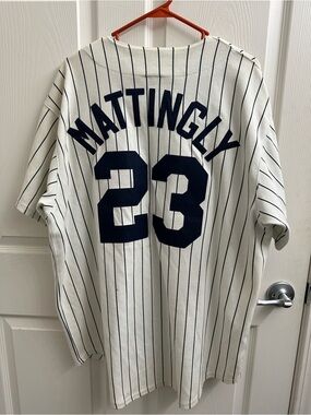 Vintage Don Mattingly #23 NY Yankees Cooperstown Collection Jersey XL